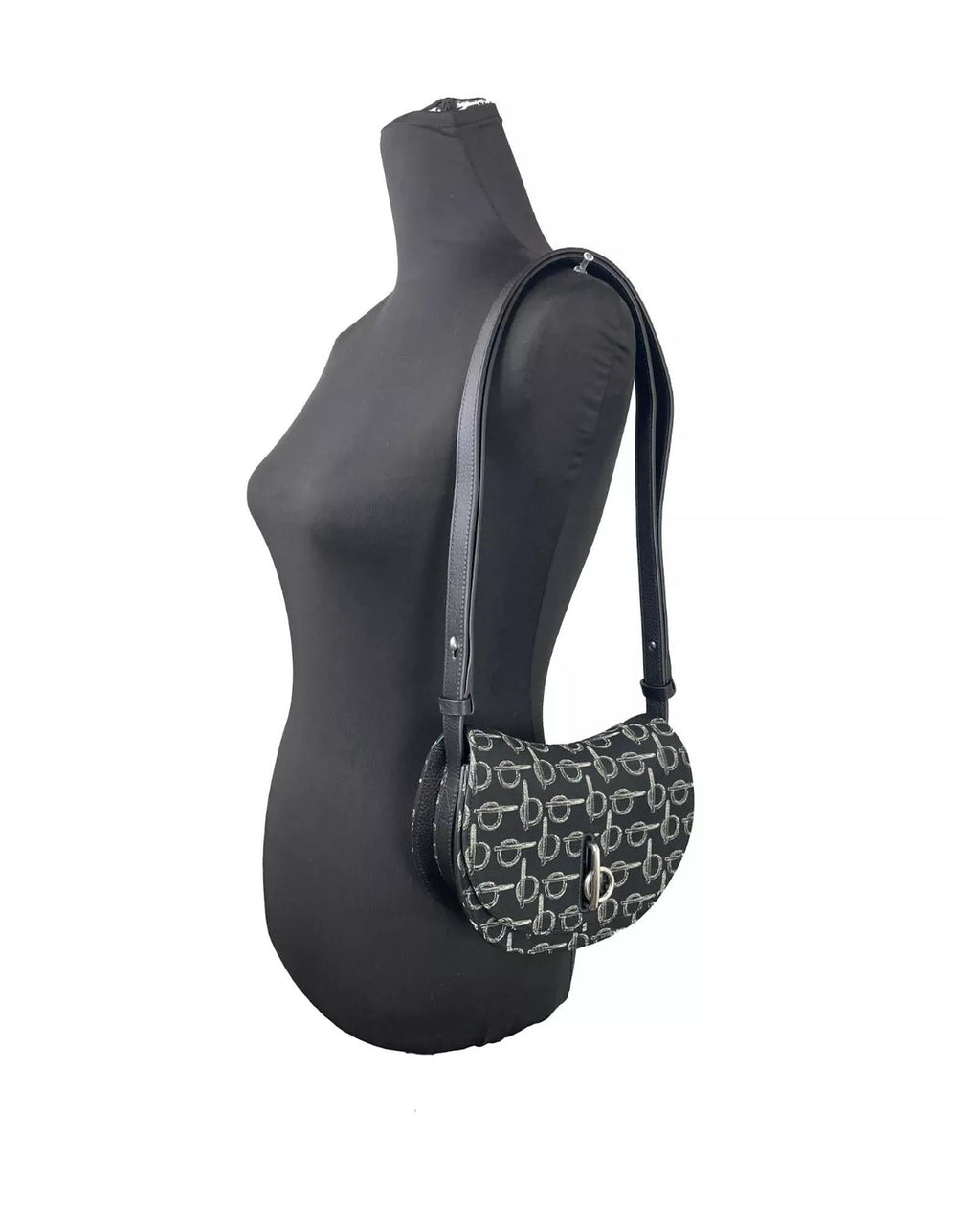 Burberry HalfMoon Crossbody Bag Women Black