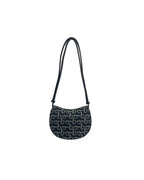 Burberry HalfMoon Crossbody Bag Women Black