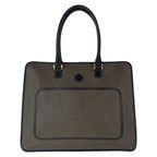 Fendi Brown PVC Leather Tote Bag