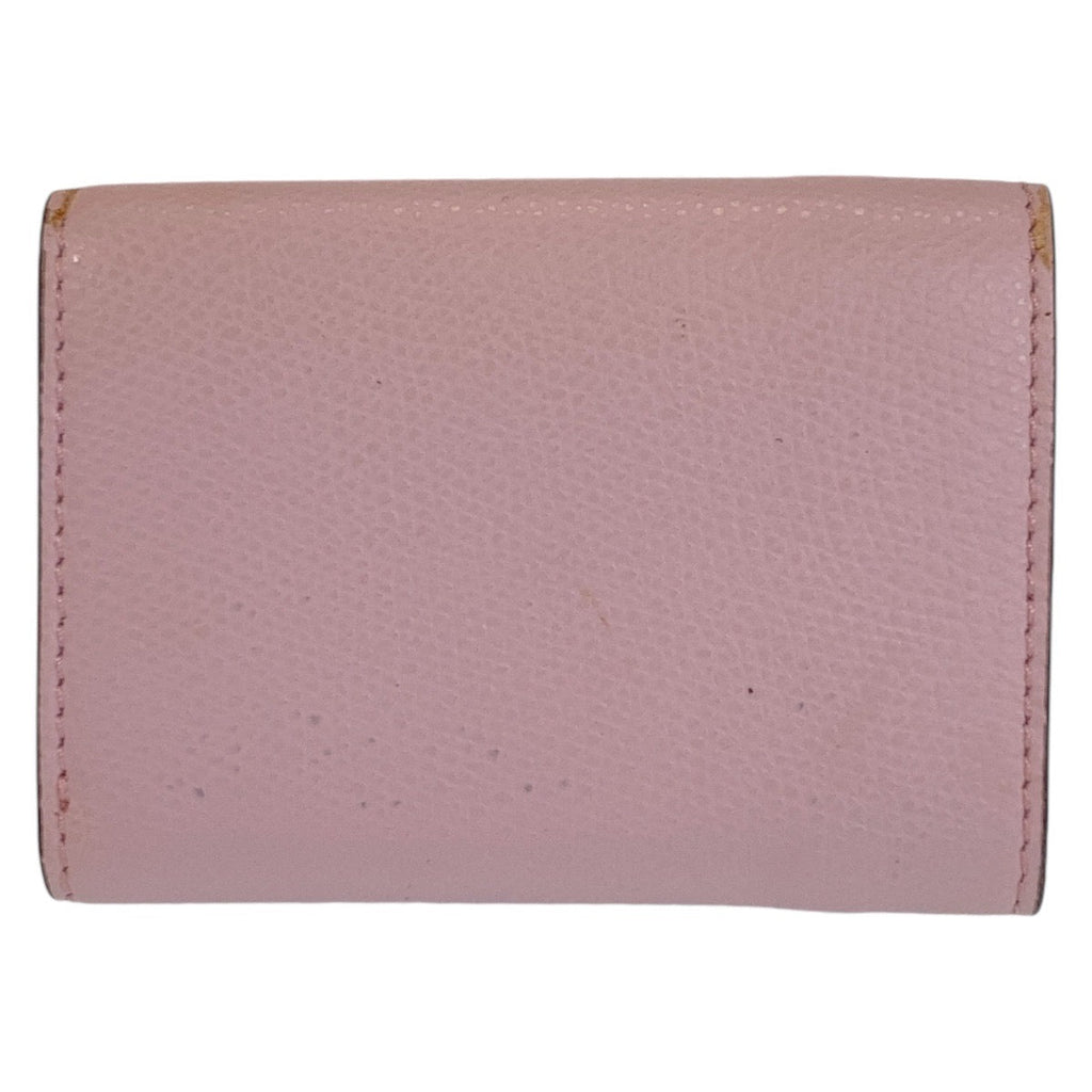 Fendi Zucca Leather Compact Wallet