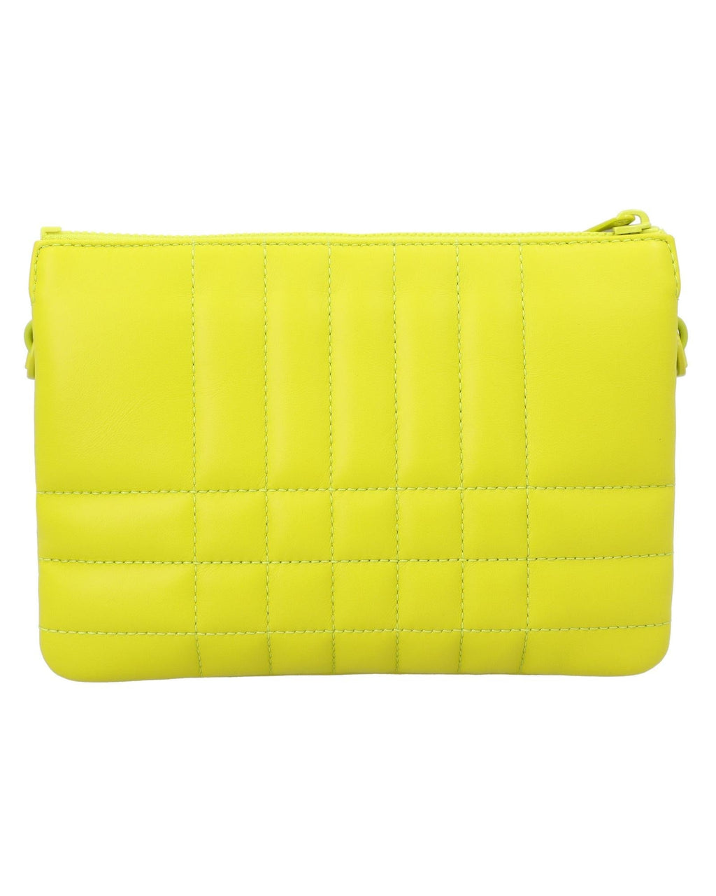 Burberry Quilted Leather Crossbody Bag Women Yellow | Yellow Messenger Bags