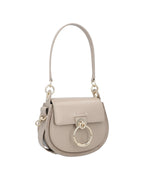 Chloe Tess Small Leather Shoulder Bag Women Grey | Grey Messenger Bags
