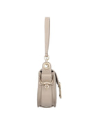 Chloe Tess Small Leather Shoulder Bag Women Grey | Grey Messenger Bags