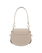 Chloe Tess Small Leather Shoulder Bag Women Grey | Grey Messenger Bags