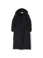 Belted Long Down Padding Black Dior