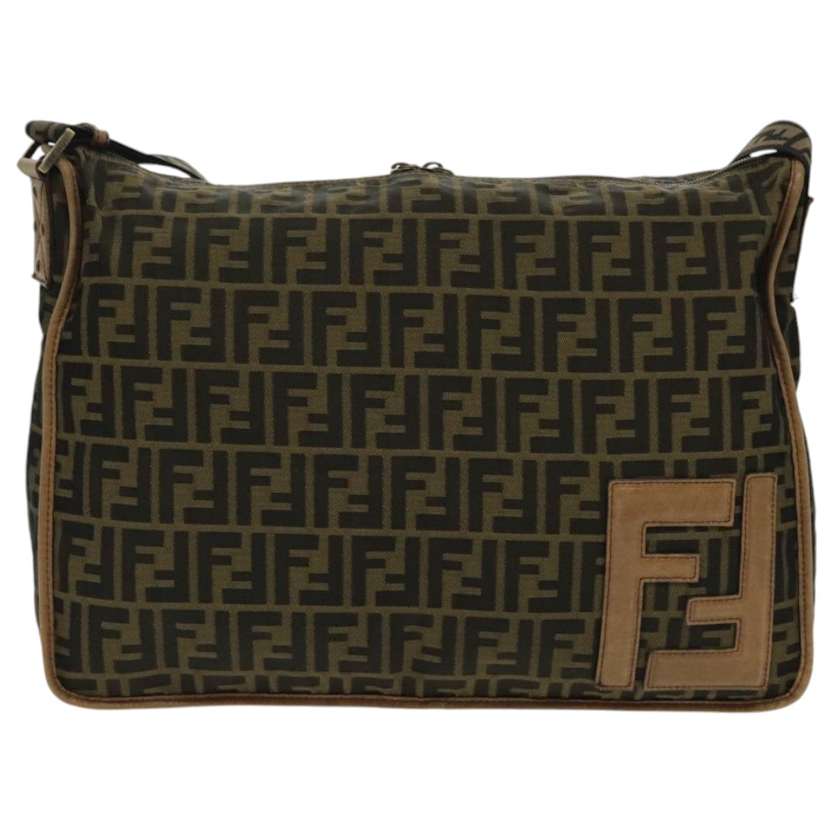 Fendi Zucca  Canvas Shoulder Bag ()