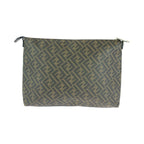 Fendi Diagonal PVC Clutch Bag