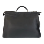Fendi Peekaboo Leather Briefcase Black