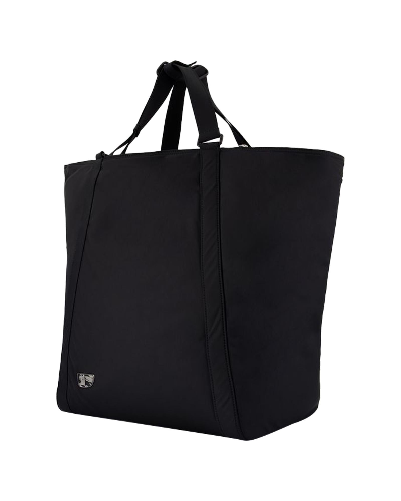 Burberry Tote Bag Quilted Design Women Black | Black Tote Bags