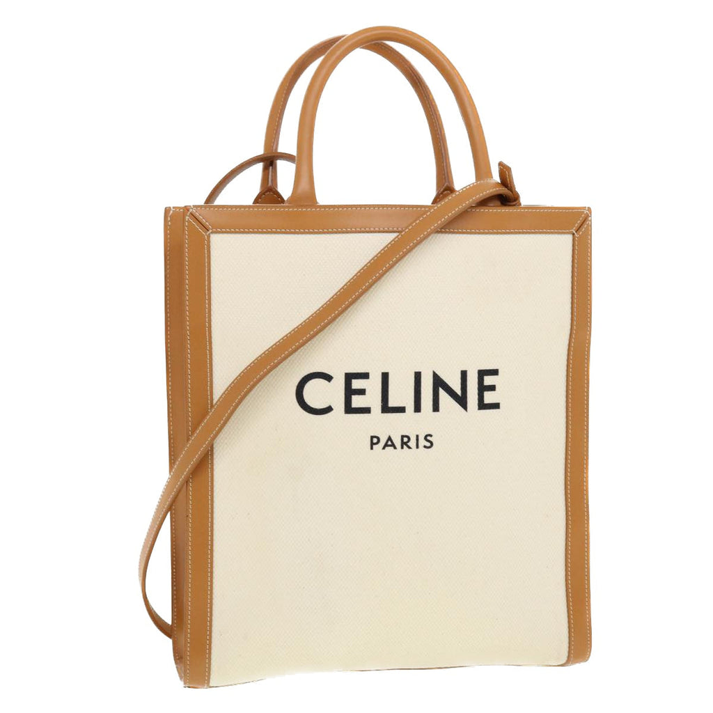 CELINE Small Vertical Cabas Tote Bag Canvas 2way Whe 192082BNZ.02NT 41168A