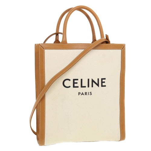 CELINE Small Vertical Cabas Tote Bag Canvas 2way Whe 192082BNZ.02NT 41168A