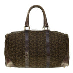 CELINE C Macadam Canvas Hand Bag Brown  41261