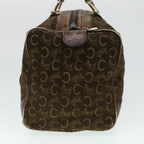 CELINE C Macadam Canvas Hand Bag Brown  41261