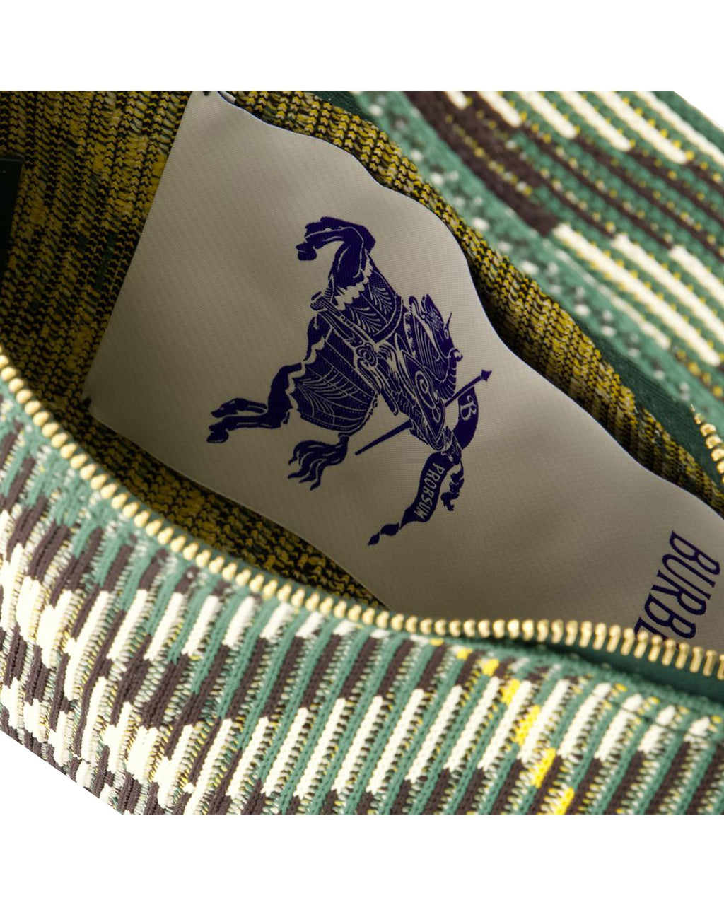 Burberry Woven Plaid Mini Bag Women Green | Green Handbags