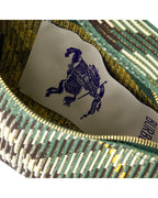 Burberry Woven Plaid Mini Bag Women Green | Green Handbags