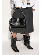 Balenciaga Balenciaga Shoulder Bag BB Soft Medium, Women's, Black