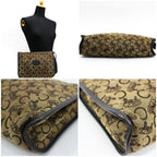 CELINE Macadam Clutch Bag