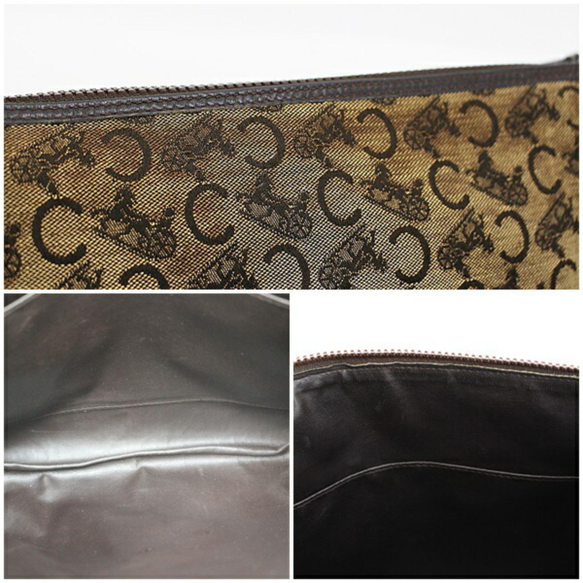 CELINE Macadam Clutch Bag