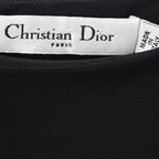 Dior Sleeveless Mini Dress in Black Silk