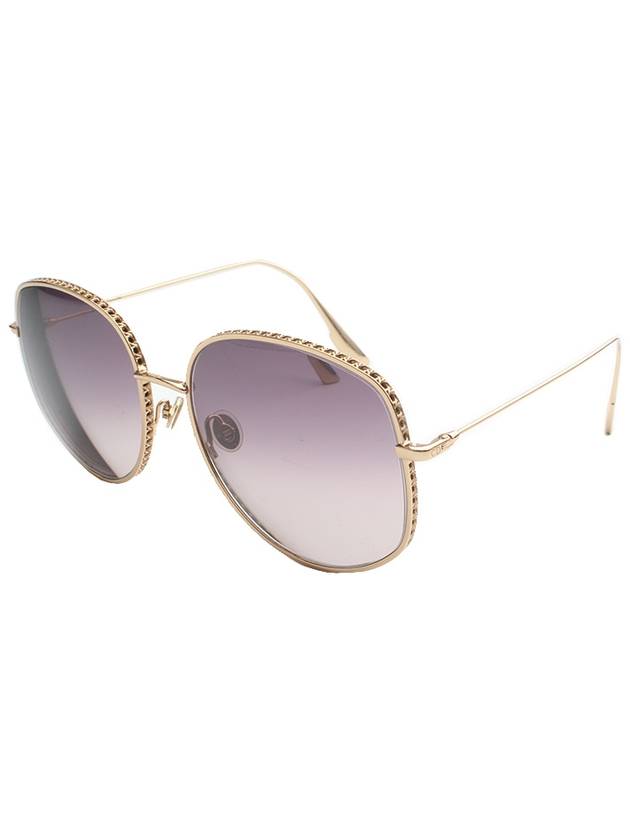 Champagne gold rim sunglasses Dior