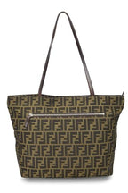 Fendi,  Brown Zucca Nylon Tote, Brown