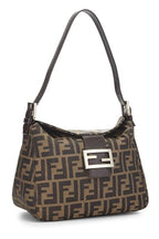 Fendi,  Brown Zucca Canvas Shoulder Bag, Brown