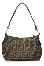 Fendi,  Brown Zucca Canvas Shoulder Bag Mini, Brown