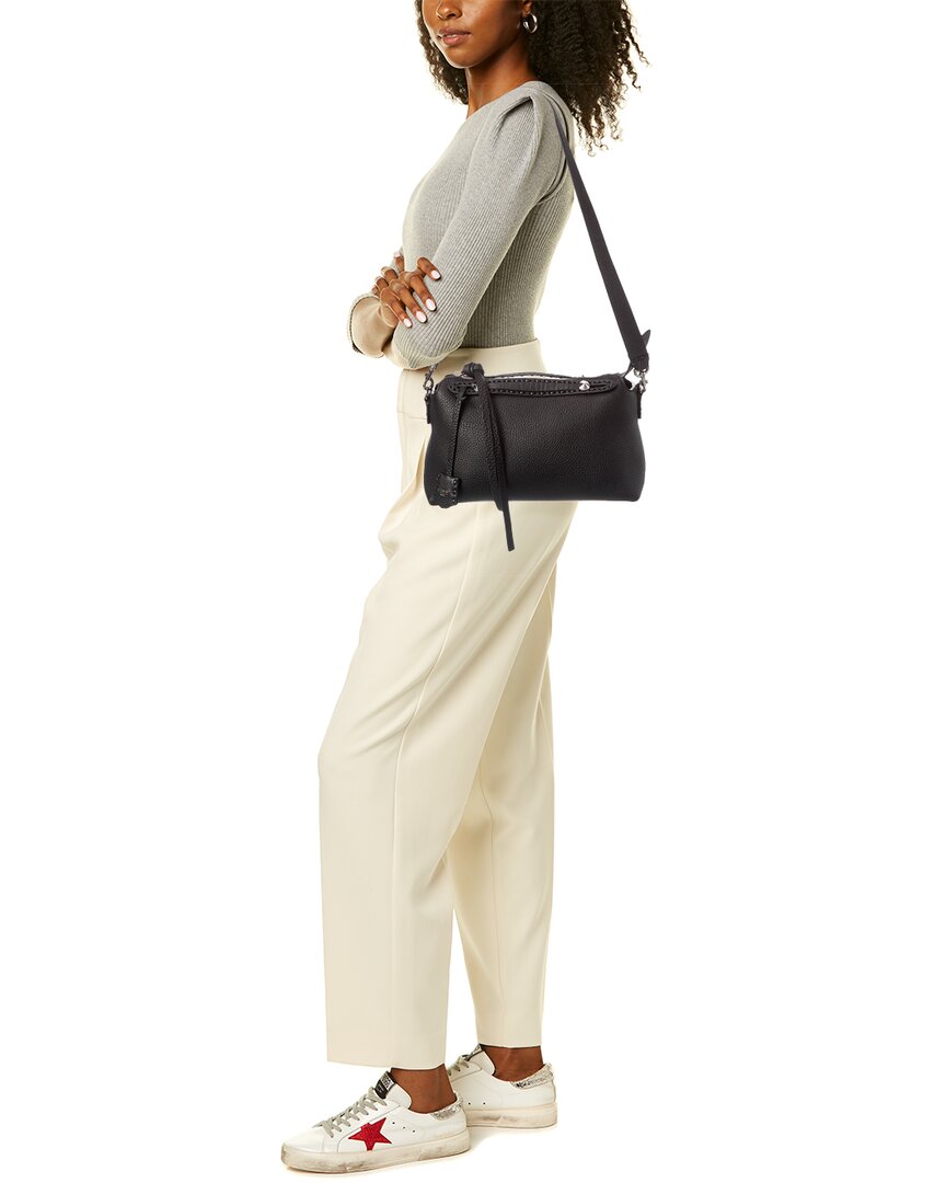 FENDI By The Way Selleria Medium Leather Shoulder Bag
