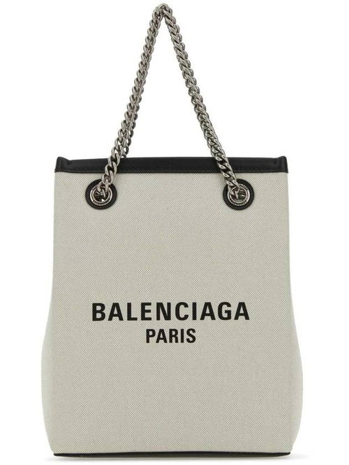 Balenciaga Duty Free Phone Tote Bag White