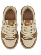 Fendi Match Low Top Sneakers Brown