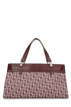 Dior,  Burgundy Trotter Canvas Tote, Burgundy