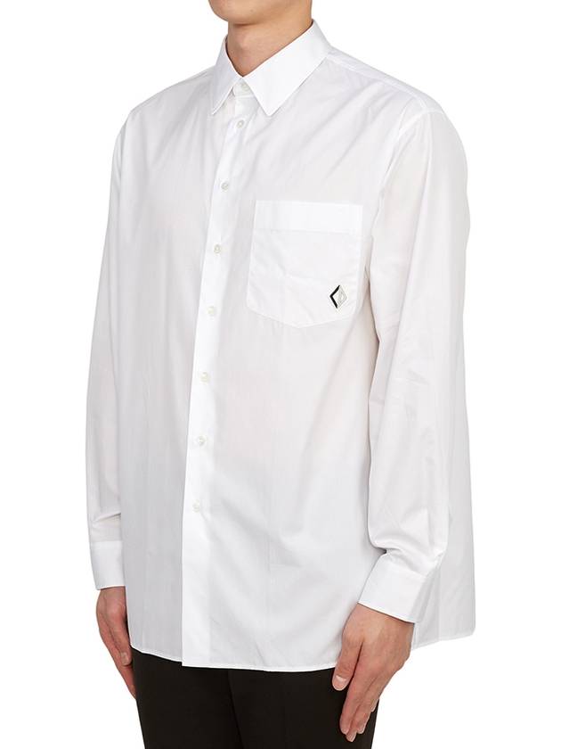 CD Diamond Over Long Sleeve Shirt White Dior