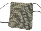 Fendi Zucchino  Canvas Shoulder Bag ()
