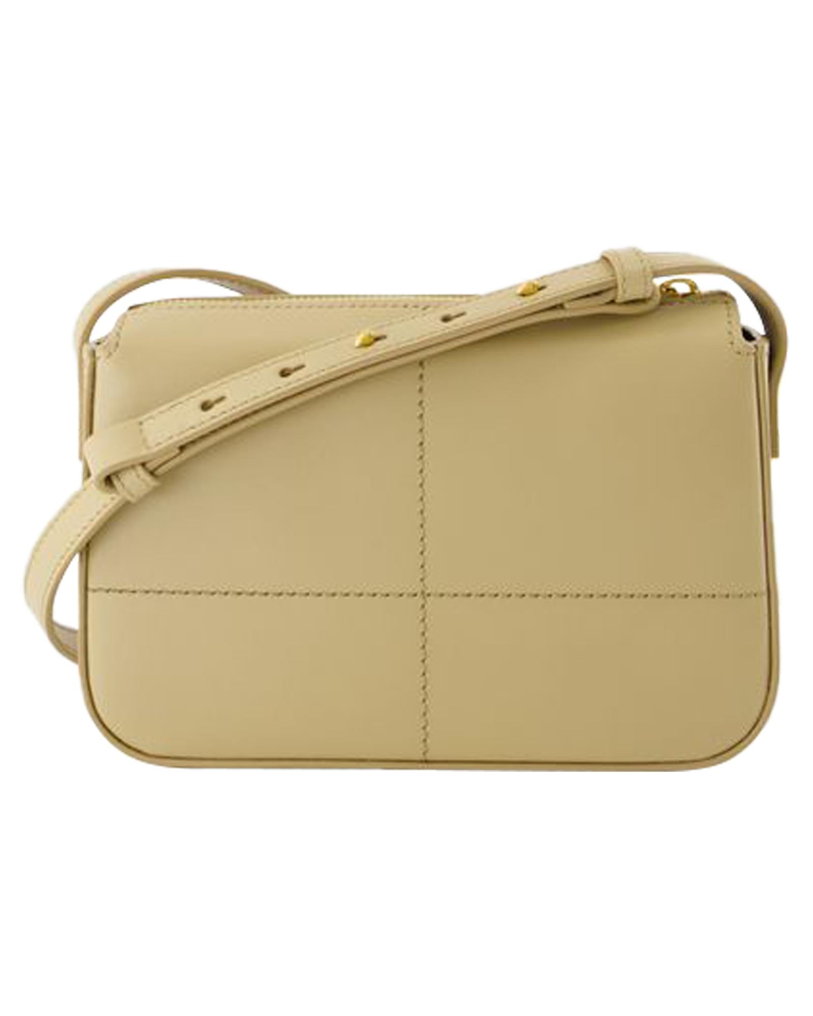 Burberry Leather Crossbody Bag Quilted Design Women Brown | Beige Messenger Bags