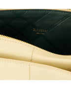 Burberry Leather Crossbody Bag Quilted Design Women Brown | Beige Messenger Bags