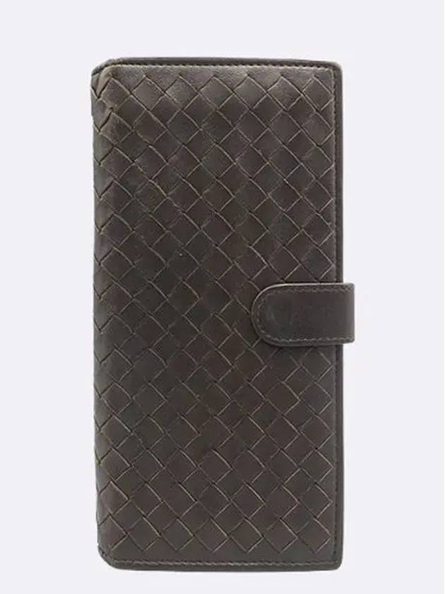 Bottega Veneta 134075 Brown Intrecciato Nappa Continental Long Wallet