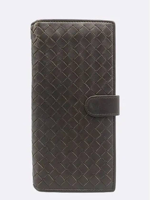 Bottega Veneta 134075 Brown Intrecciato Nappa Continental Long Wallet