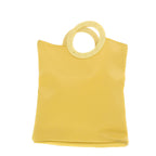 CELINE Hand Bag Nylon Yellow  42583