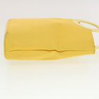 CELINE Hand Bag Nylon Yellow  42583