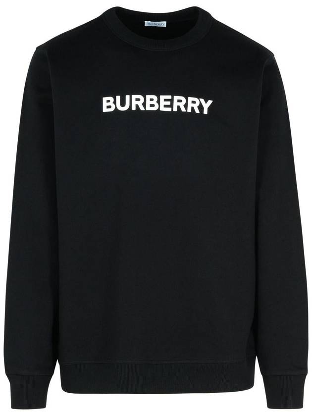 Burberry Logo Print Sweatshirt Black