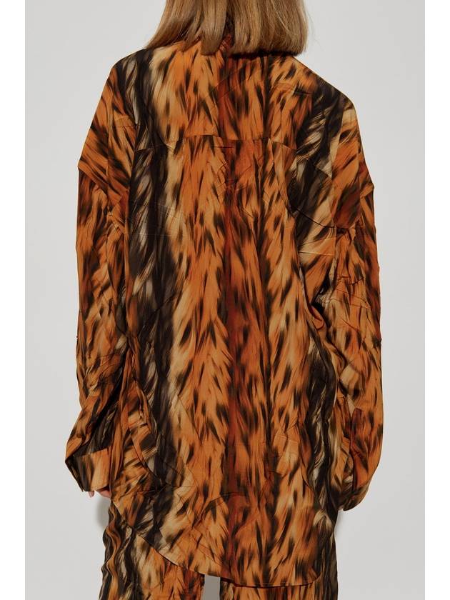Balenciaga Balenciaga Silk Shirt, Women's, Orange