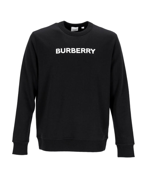 Burberry Logo Crew Neck Sweatshirt Men Black | Black Sweatshirts & Hoodies