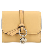 Chloe Alphabet Small Leather Wallet Women Yellow | Yellow Wallets & Pouches