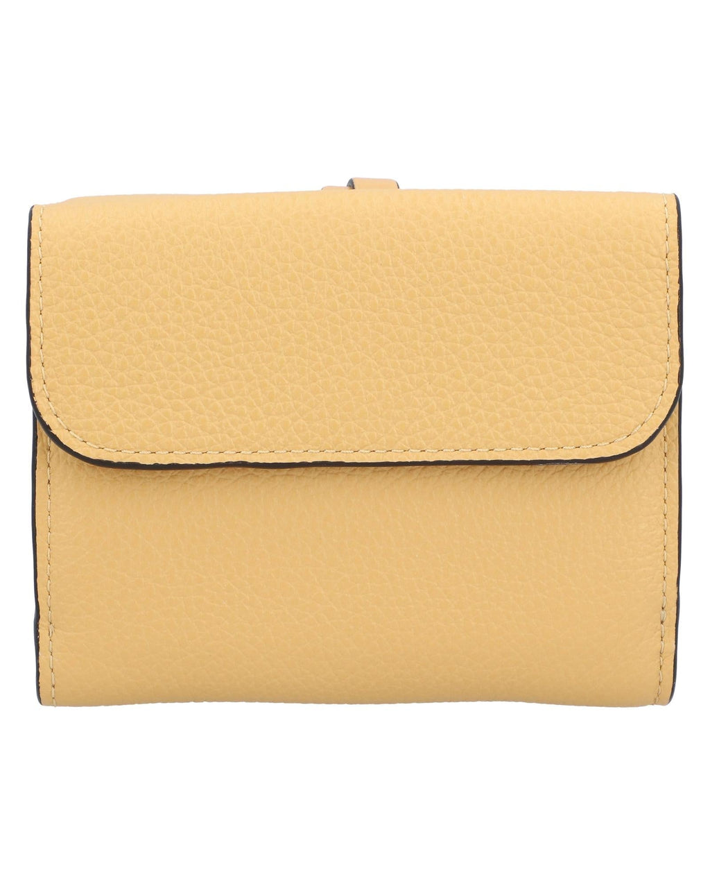 Chloe Alphabet Small Leather Wallet Women Yellow | Yellow Wallets & Pouches