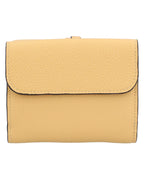 Chloe Alphabet Small Leather Wallet Women Yellow | Yellow Wallets & Pouches