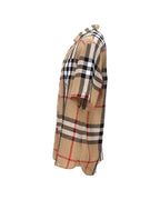 Burberry Linen Plaid ShortSleeve Shirt Men Brown | Beige T-Shirts
