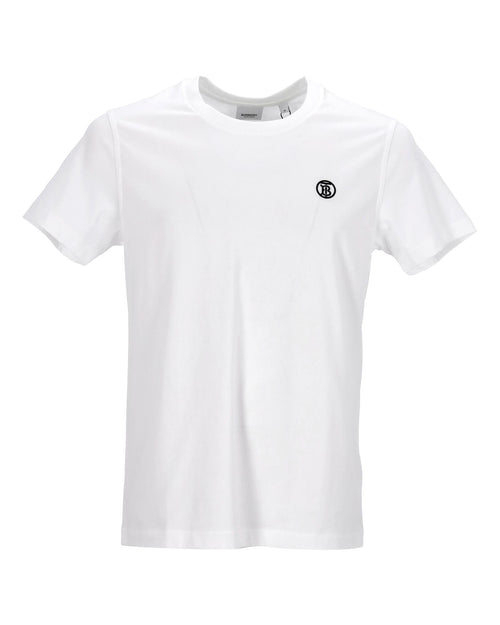 Burberry Cotton TShirt Classic Logo Men White | White Singlets
