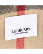Burberry Short Sleeve Linen Shirt Check Pattern Men Brown | Beige T-Shirts