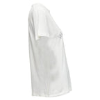 Dior We Rise By Lifting Others Reversed Print Cotton Linen Tshirt