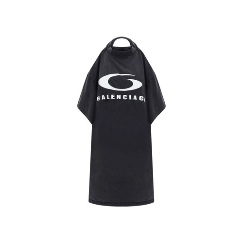 Balenciaga Icon Print T-Shirt Dress Women